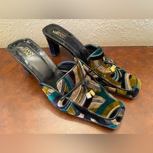 Vintage Versace heeled slides, EU size 40